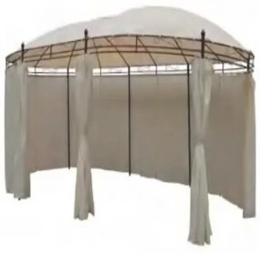 Záhradný altánok pavilón DEU Monaco 530cm x 350cm béžová