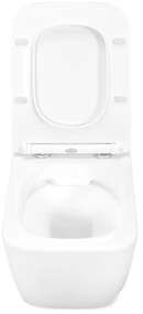 Rea Martin - závesná WC misa Rimless 51x37 s pomaly-padajúcim sedátkom, biela, REA-C8006