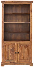 furniture-nabytek.cz - Rustikálna knižnica 100x200x45 z indického masívu palisander