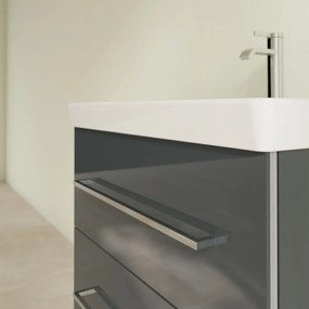 VILLEROY &amp; BOCH Avento závesná skrinka pod umývadlo, 2 zásuvky, 630 x 452 x 514 mm, Crystal Grey, A89000B1