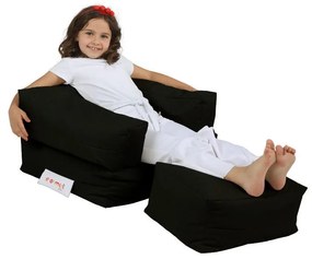Sedací vak Kiddo (čierna). Vlastná spoľahlivá doprava až k Vám domov. 1101672