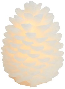 Biela vianočná svetelná dekorácia ø 14 cm Clara – Sirius