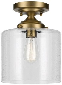 Kichler KL-WINSLOW-SF-NBR-Strop. svietidlo WINSLOW 1xE27/60W/230V pr.21,6cm mosadz