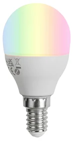 Stmievateľná LED žiarovka E14 G45 Opal 4,9 W 470 lm 2700-6500 K