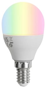Stmievateľná LED žiarovka E14 G45 Opal 4,9 W 470 lm 2700-6500 K