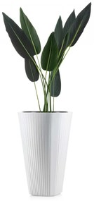 PLASTOVÝ KVETINÁČ MORA 39X61 CM BIELA