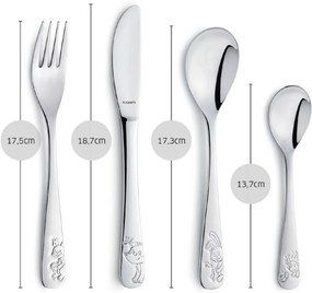 Amefa 4-dielna súprava detských príborov Forest Friends