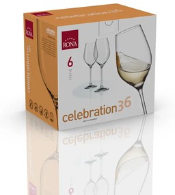 RONA 6x Pohár na víno CELEBRATION 360ml