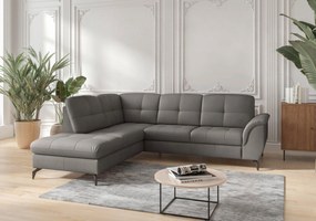 XXXLutz ROHOVÁ SEDAČKA, textil, koža, mokka Sit & More - Sedačky - 00014401631S