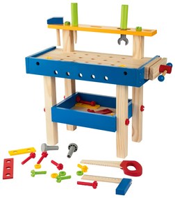 Playtive Drevený stôl na líčenie/nákupný vozík/pracovný stôl (pracovný stôl)  (100355238)