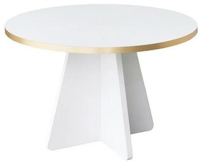 Konferenčný stolík Mushroom Gold and White