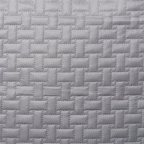 4Home Prehoz na posteľ Doubleface tyrkysová/sivá, 220 x 240 cm, 2 ks 40 x 40 cm