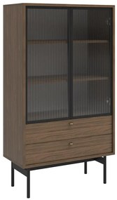 Vitrína Oscar O2  (orech). Vlastná spoľahlivá doprava až k Vám domov. 1100505