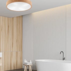 Stropné svietidlo OAK 4xE27/60W/230V ø 57,5 cm dub