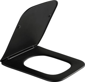 Erga Erga, WC sedadlo z duroplastu, série Mery, Toscana, čierna matná, ERG-V03-ND-SEATSH040-BK