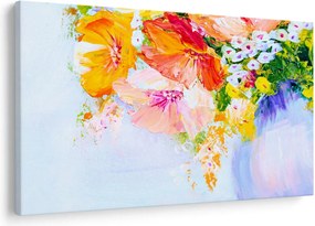 Obraz - Kvety, maľba (90x60 cm)