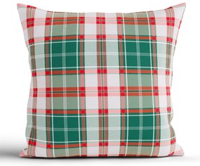 Vianočná bavlnená obliečka na vankúšik Renforcé 40 × 40 cm – Vianočný príbeh