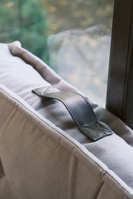 Sedací vak ve tvaru křesla Omi šedý