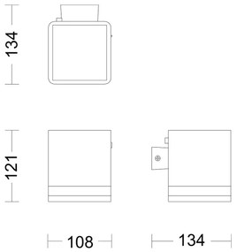 Philips - LED Solárne nástenné svietidlo VIRONA LED/1,8W/3,7V 2700K IP44