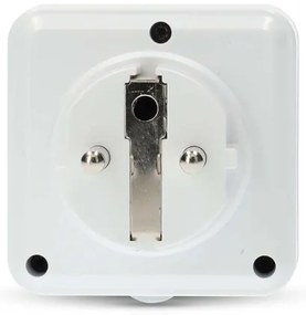 Nedis ZBPO130EWT -Inteligentná zásuvka Smartlife 3680W/230V/ Typ E/16A Wi-Fi Tuya IP44