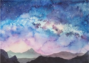 Obraz - Mliečna dráha, aquarel (70x50 cm)