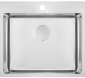 Deante ZPO_010B - Kuchynský drez OLFATO 50,5x55 cm kefovaná oceľ