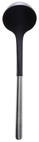 Polievková lyžica Nylon s rúčkou z nehrdzavejúcej ocele 32.5 cm - 596574