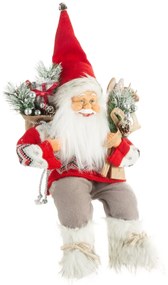 VIANOČNÁ FIGÚRKA SANTA 40 CM ČERVENÁ