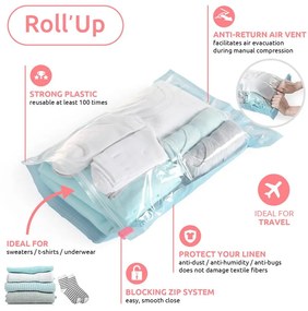 Vákuové vrecia v súprave 2 ks Roll Up S – Compactor