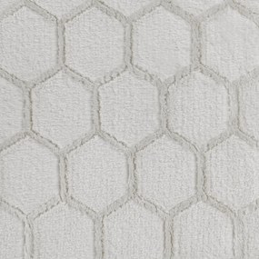EUROFIRANY FLANELOVÁ DEKA ZOE2 150X200 CM STRIEBORNÁ