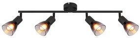 Globo 54312-4 - Bodové svietidlo SATELLA 4xE14/25W/230V čierna