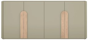 Komoda Amilio 200 cm - eukalyptus / dub baltic dune / dub prírodný