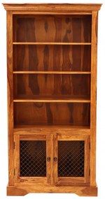 Knižnica Jali 100x200x45 z indického masívu palisander Natural