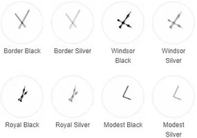 Kovové hodiny Rím 50 cm