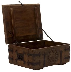 furniture-nabytek.cz - Masívny konferenčný stolík Aladin z mangového dreva, voskovaný, hnedý – 92×70×40 cm