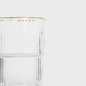 Pohár LYNN so zlatým okrajom 725784 320 ml