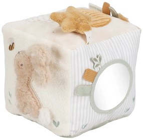 Kocka textilná s aktivitami Newborn Naturals
