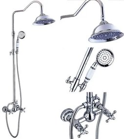 WF Provence sprchový systém s kohútikovou batériou chróm SIKOBWFLSS