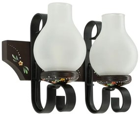 Brilagi - Nástenné svietidlo QUEEN 2xE14/40W/230V buk/wenge