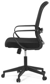 Autronic BONTEC Kancelárska stolička, hojdací mechanizmus, čierna látka, KA-S424 BK Farba: Čierna