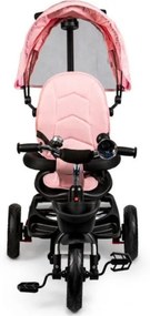 ECOTOYS Detská trojkolka s rotačným sedadlom KIDS Pink