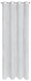 ZÁCLONA NA KRÚŽKOCH CINDY 140X250 CM BIELA