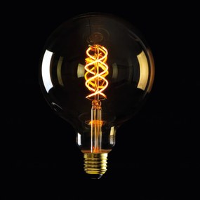 KANLUX LED filamentová žiarovka LUMINES, E27, G125, 5W, extra teplá biela