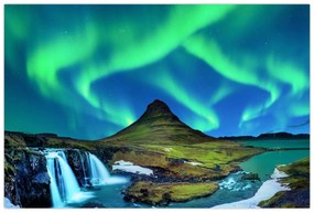 Obraz - Kirkjufell, Island (90x60 cm)