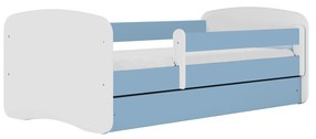 Letoss Detská posteľ BABY DREAMS 160/80 Modrá S matracom S uložným priestorom
