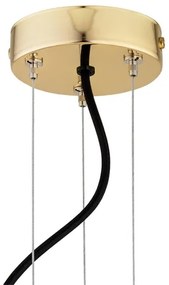 Argon 5048 - Luster na lanku SATELITE PLUS 15xE27/15W/230V zlatá