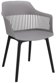 Dekorstudio Balkónové sedenie CORNIDO sivé - 2x stolička + 1x stôl