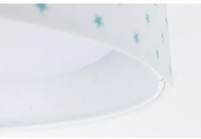 LED Stropné svietidlo GALAXY KIDS LED/24W/230V hviezdičky biela/tyrkysová
