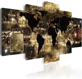 Obraz - Continents of bronze Veľkosť: 100x50, Verzia: Na talianskom plátne