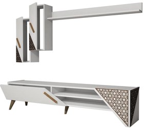 Obývacia stena Beril 180 cm biela
